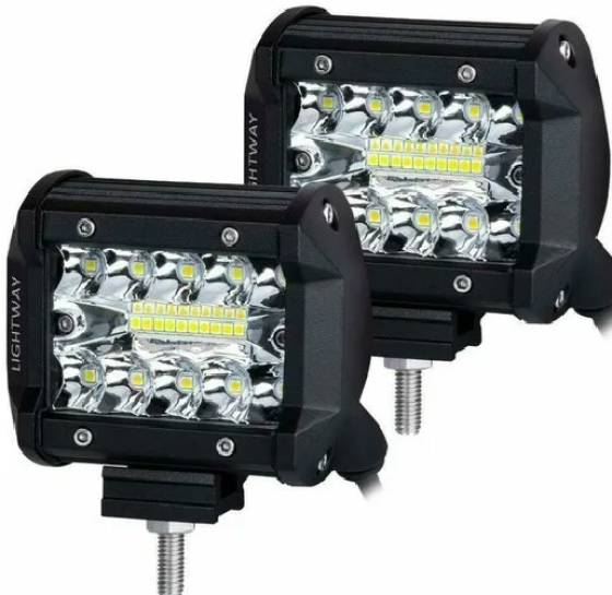 PAR EXPLORADORAS 20 LED COLOR BLAco